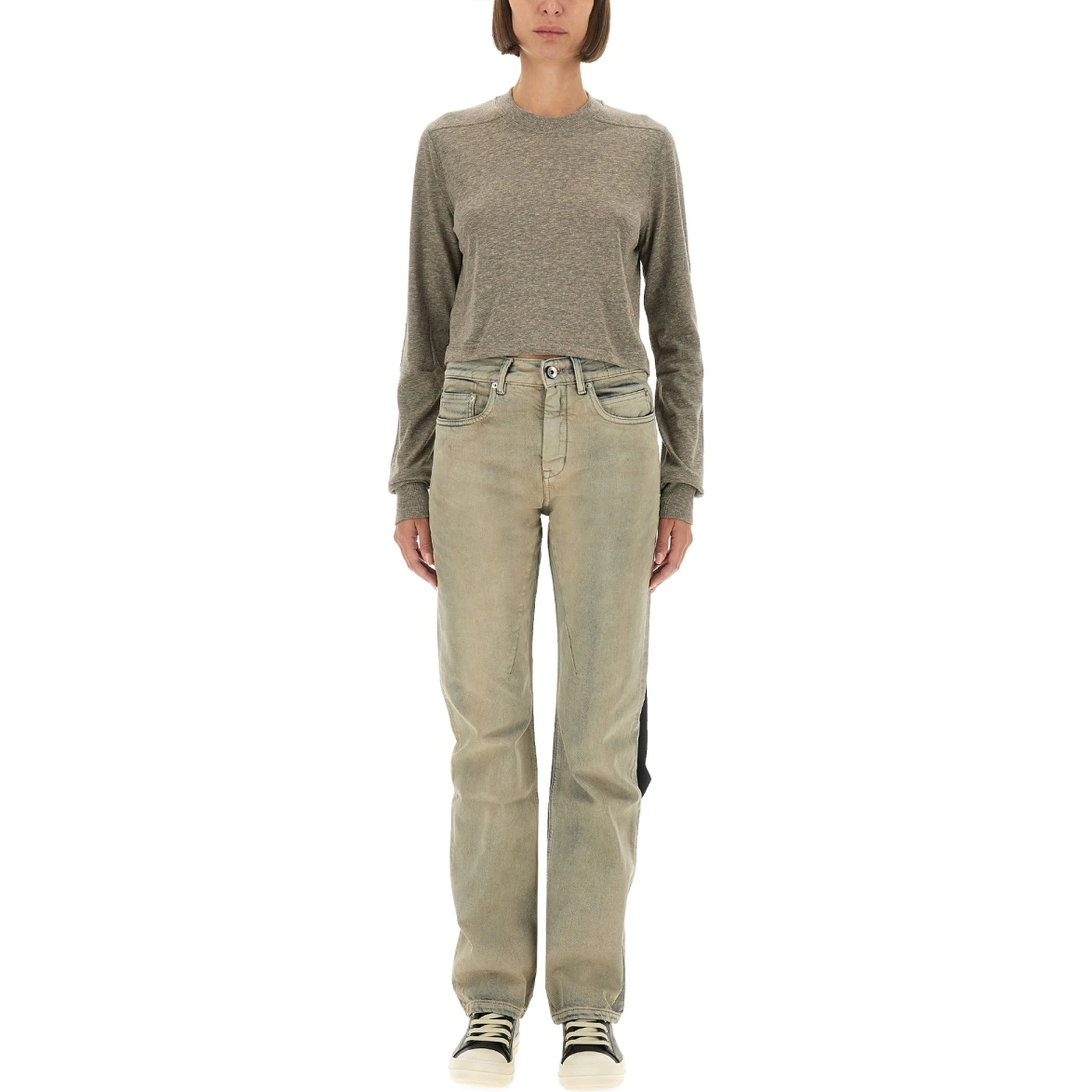 T-SHIRT "LS CROPPED SMALL LEVEL T"