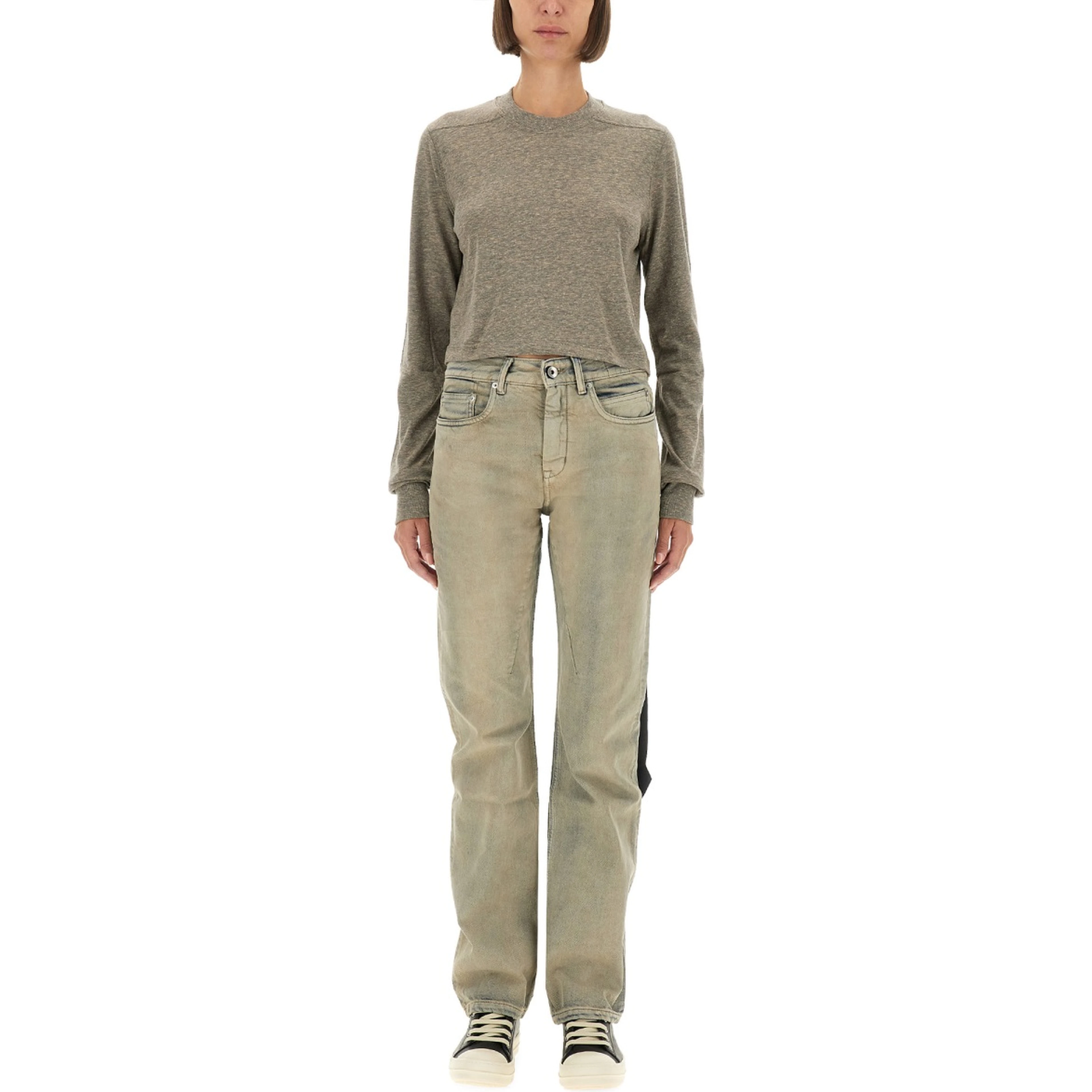 T-SHIRT "LS CROPPED SMALL LEVEL T"