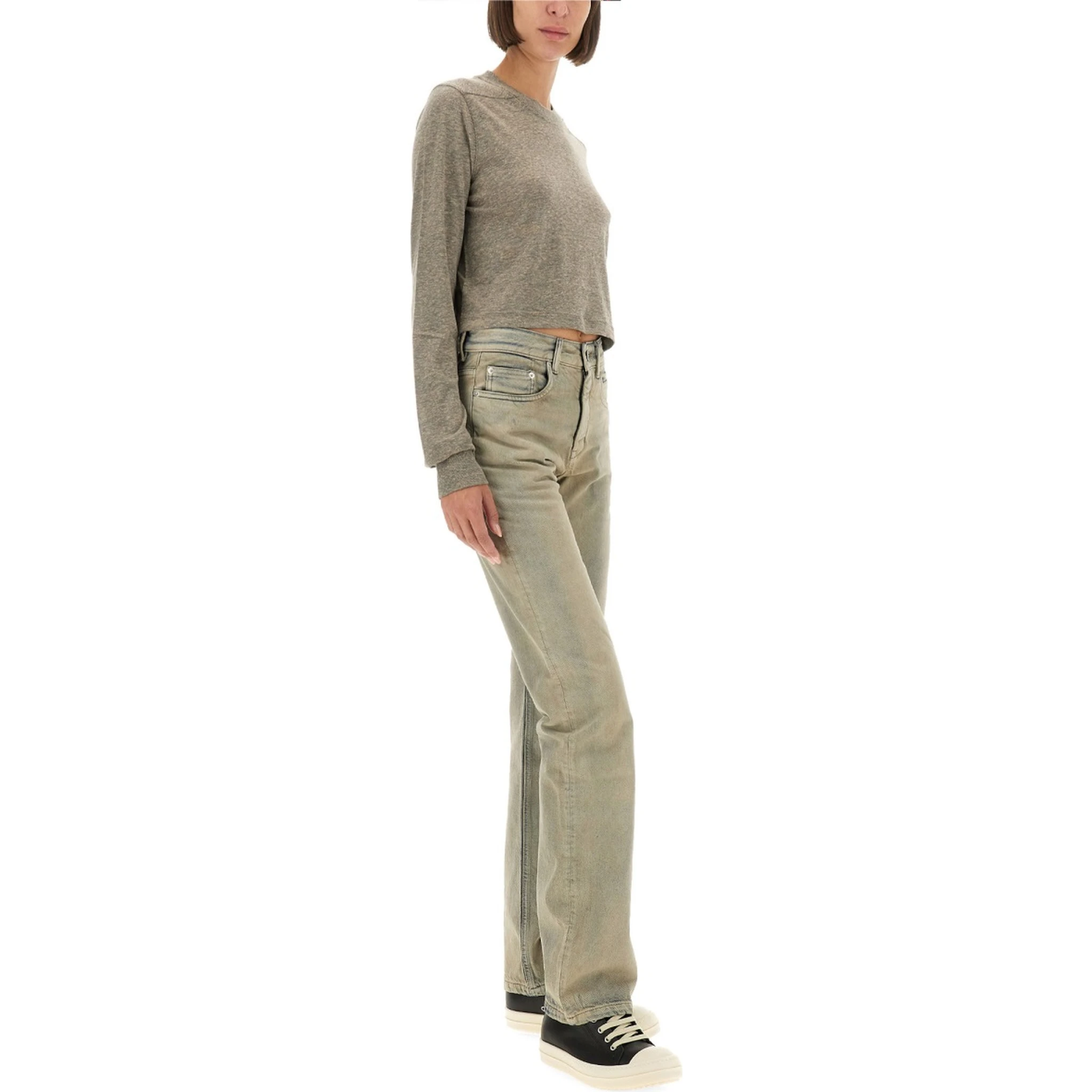 T-SHIRT "LS CROPPED SMALL LEVEL T"
