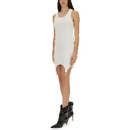 DRESS WITH GARTER DETAIL