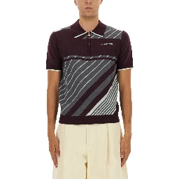 "DIAGONAL" TENNIS POLO SHIRT