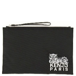 LARGE "KENZO HAPPY TIGER" CLUTCH