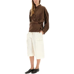 STRAIGHT TWISTED COLLAR SHIRT