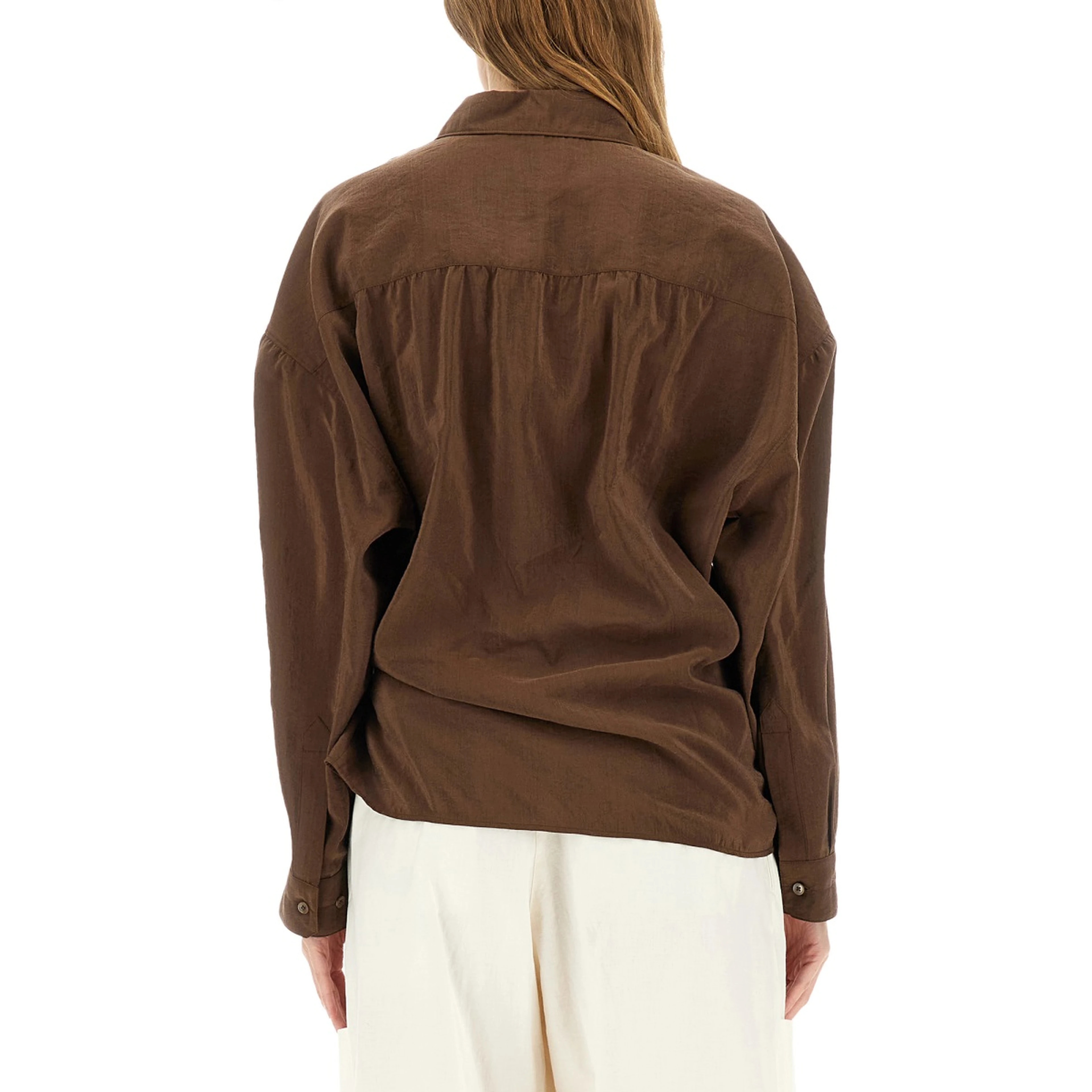 STRAIGHT TWISTED COLLAR SHIRT