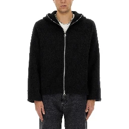 ZIPPERED CARDIGAN