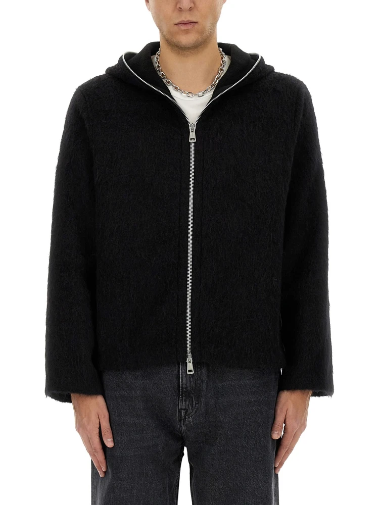 ZIPPERED CARDIGAN