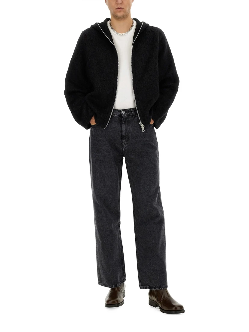 ZIPPERED CARDIGAN