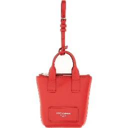 LEATHER "MINIBAG" CHARM