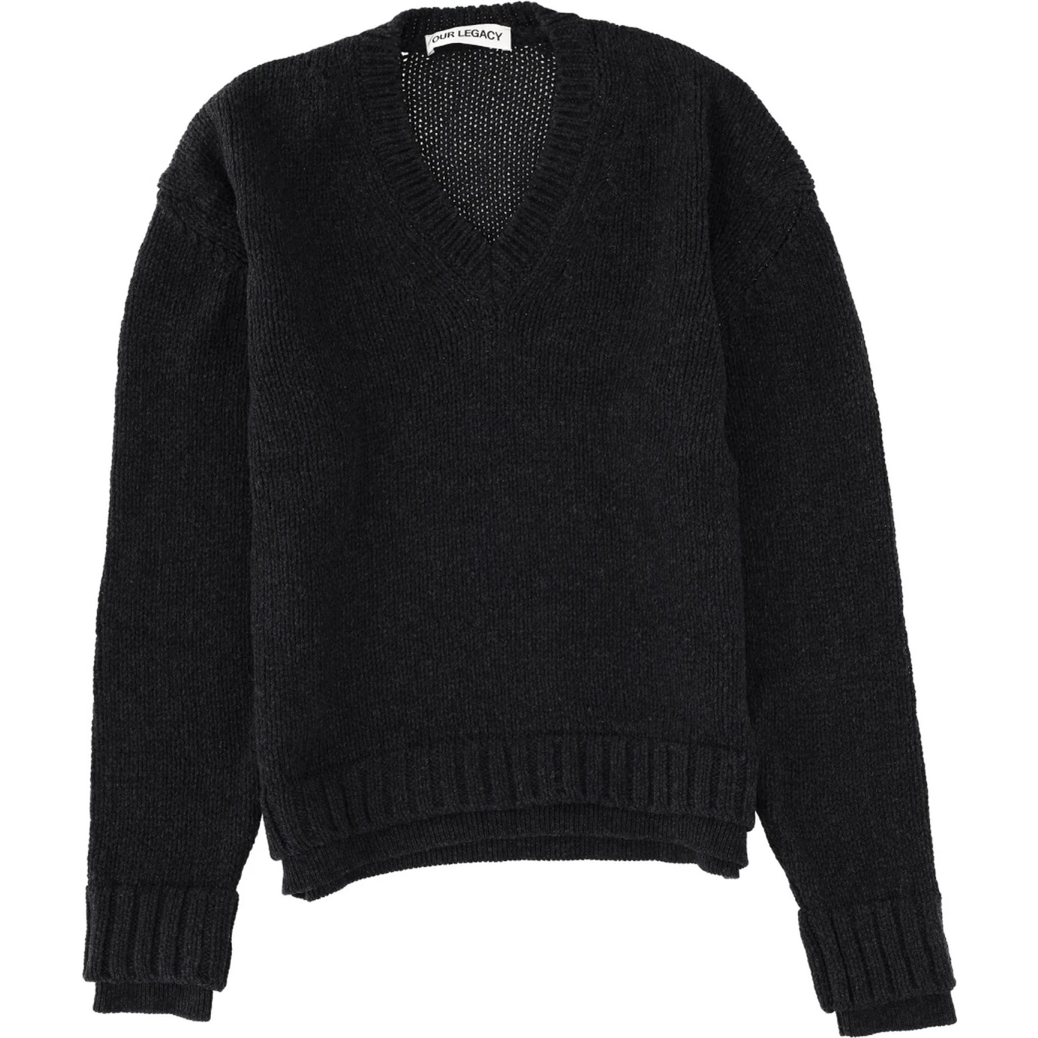 "FALSE V-NECK" SWEATER