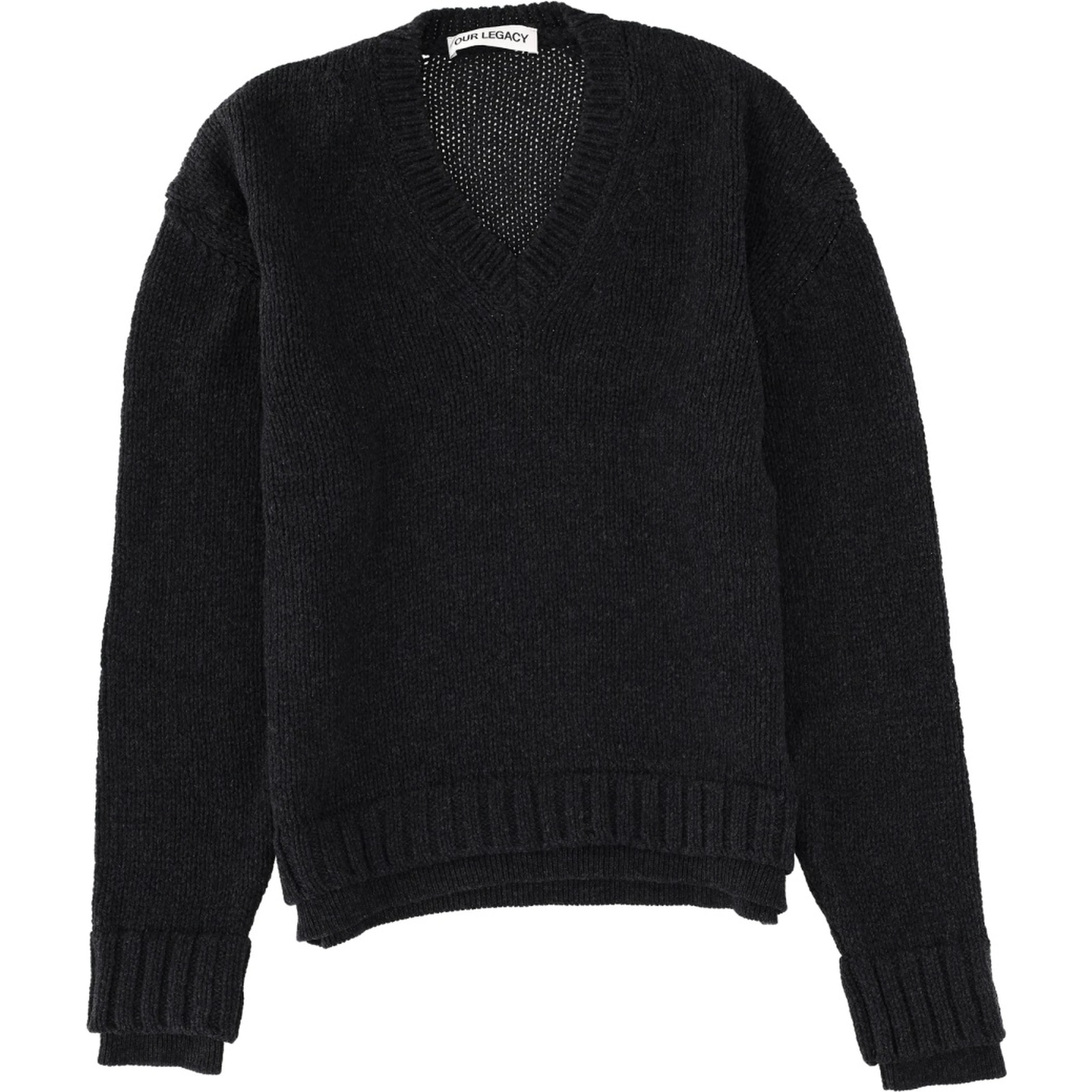 "FALSE V-NECK" SWEATER