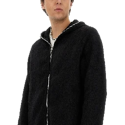 ZIPPERED CARDIGAN