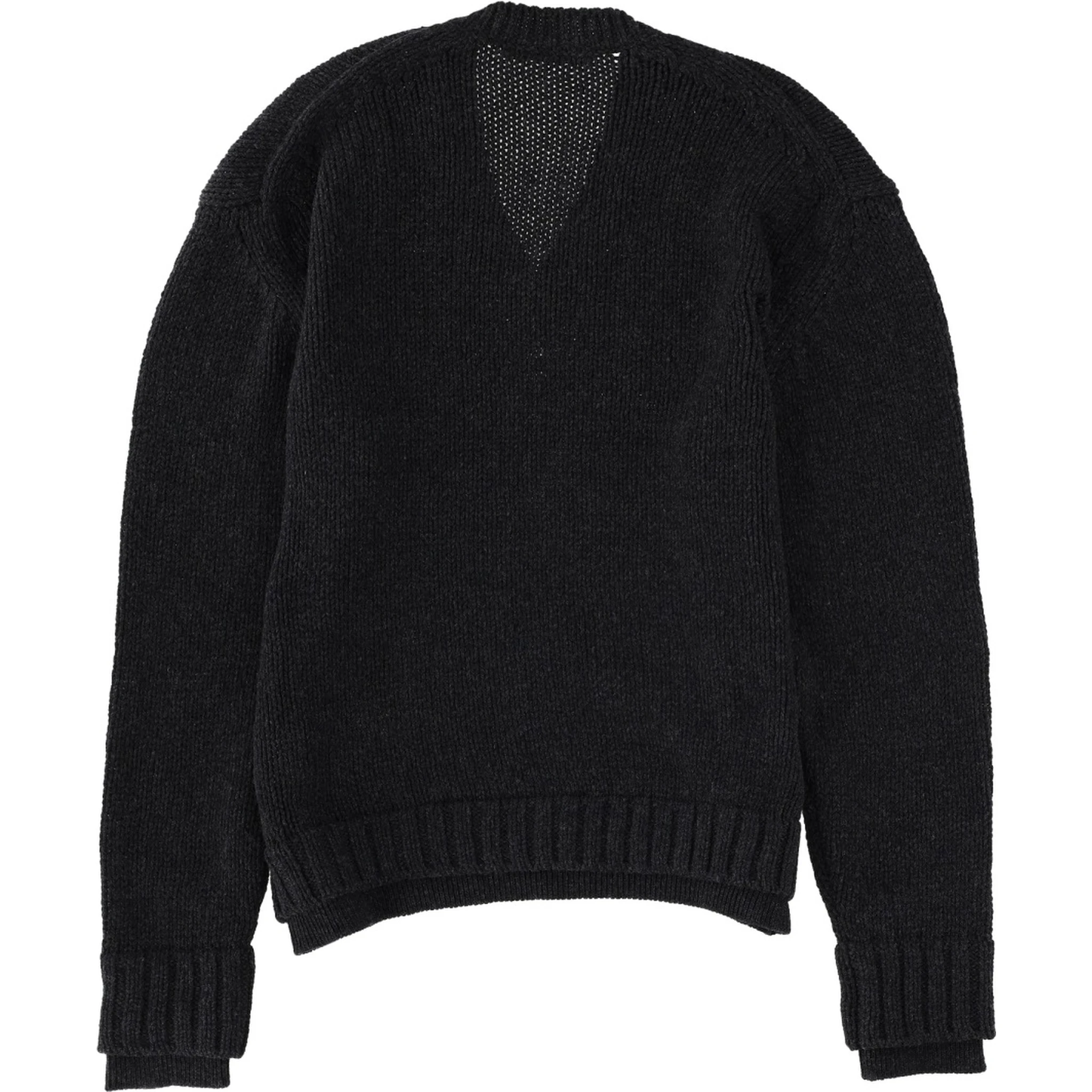 "FALSE V-NECK" SWEATER