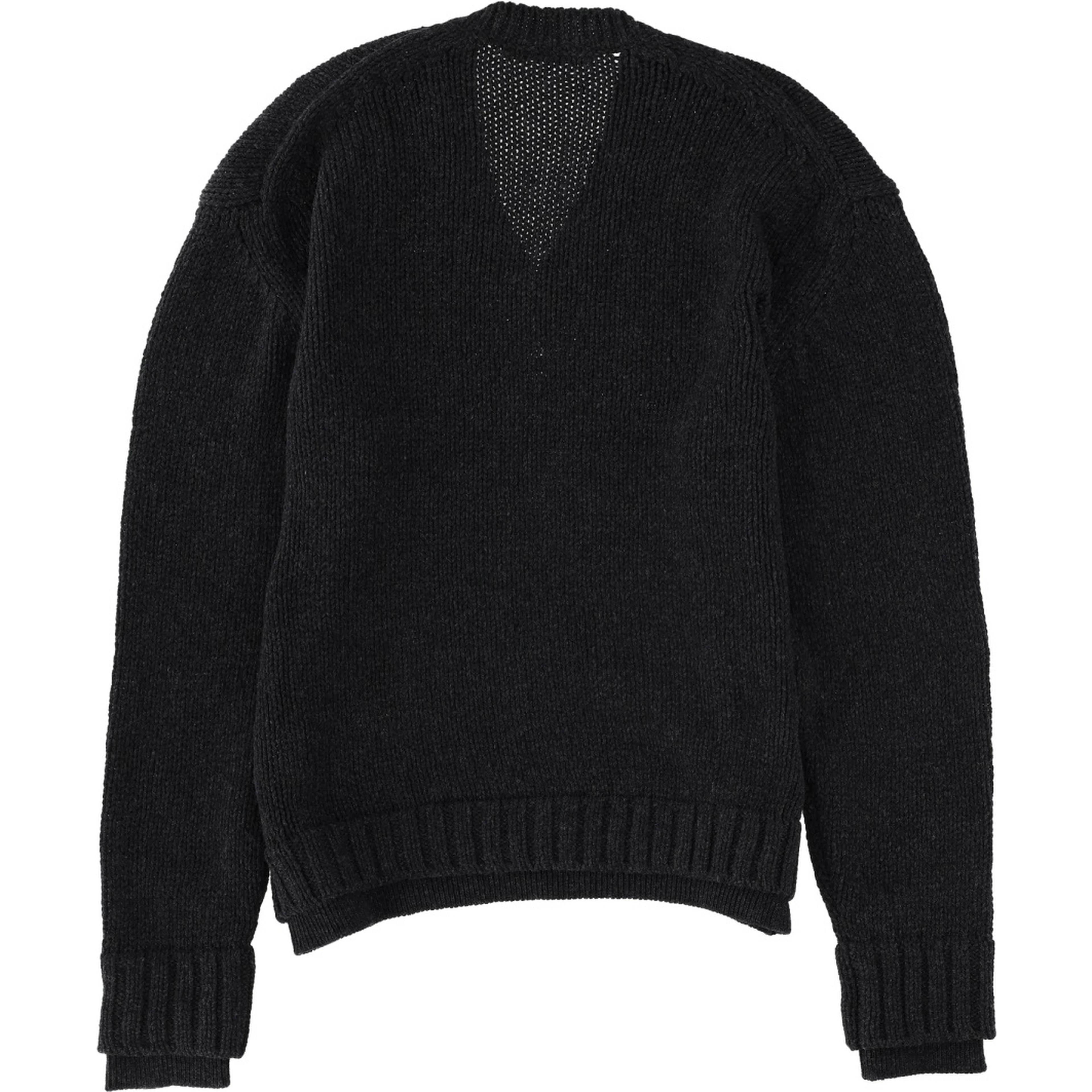"FALSE V-NECK" SWEATER