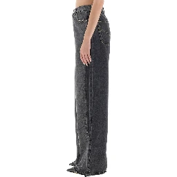 بنطلون جينز "واسع الساق"