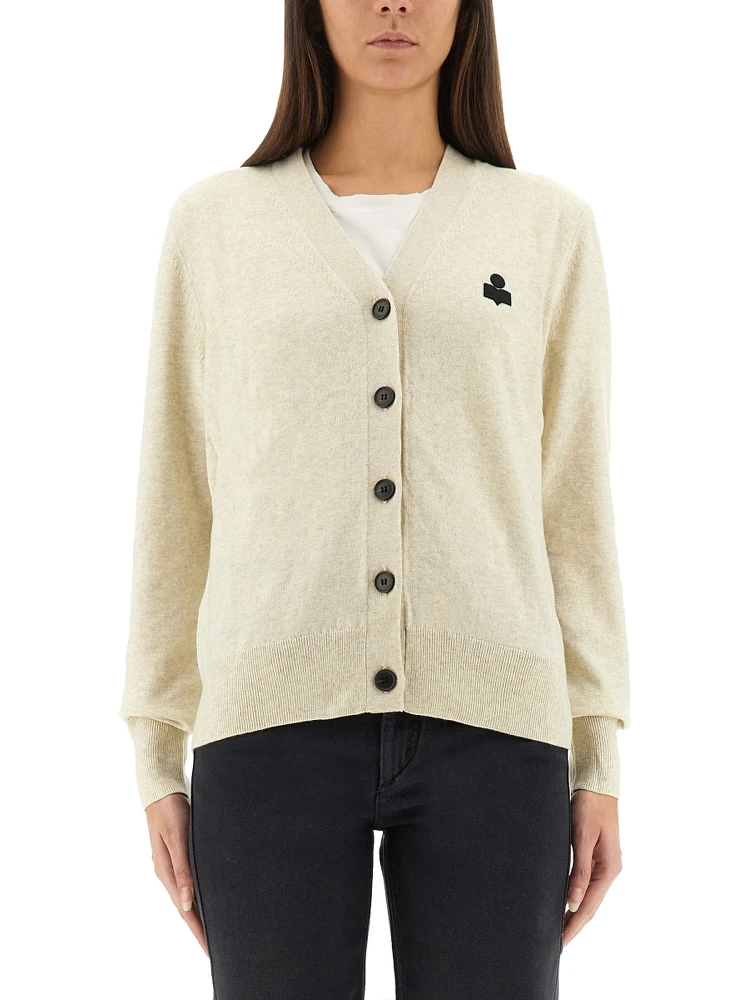 CARDIGAN "KARIN" WITH LOGO