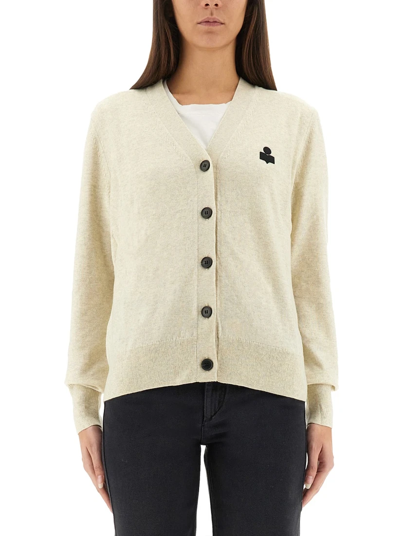 CARDIGAN "KARIN" WITH LOGO