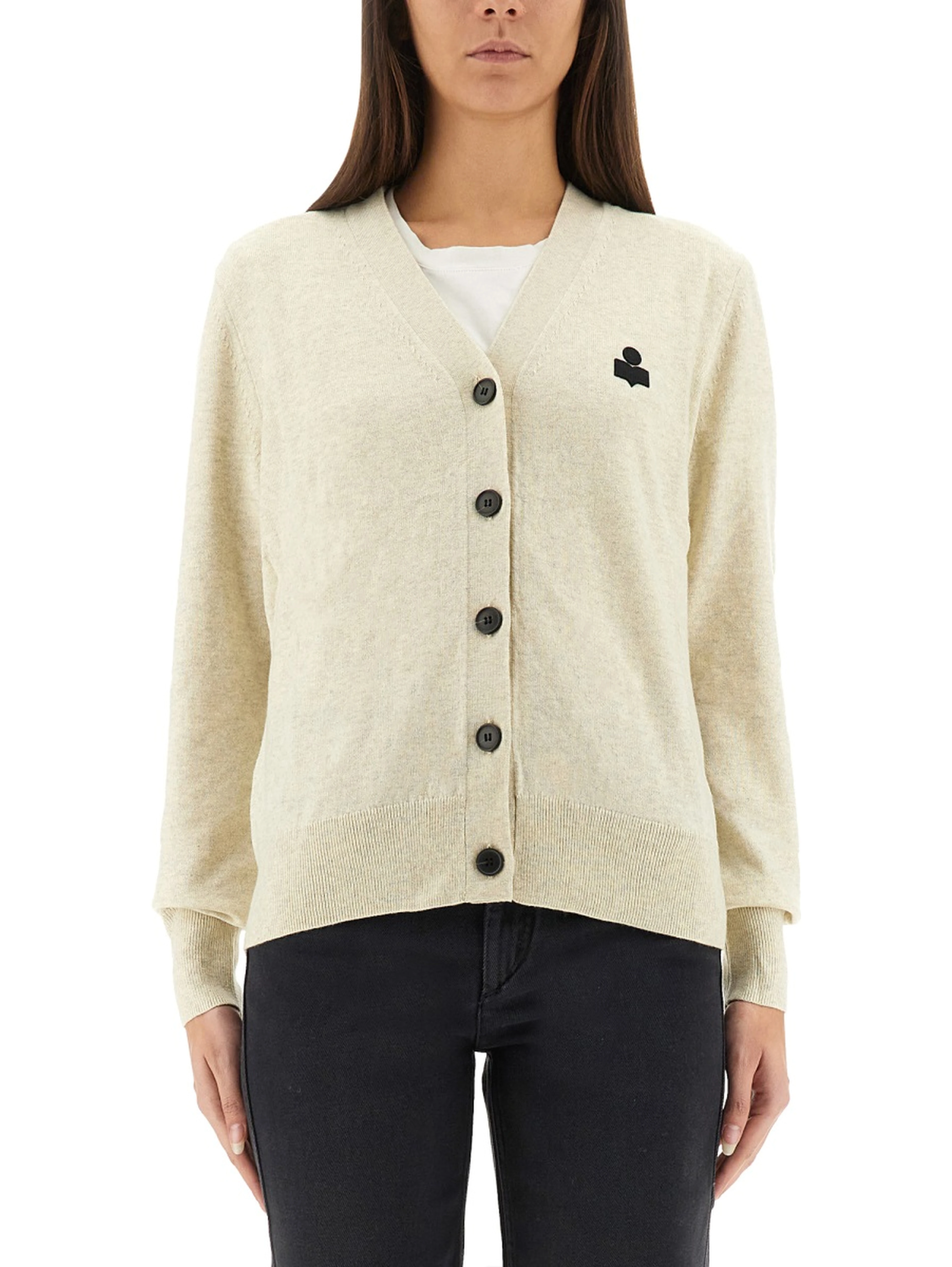CARDIGAN "KARIN" WITH LOGO