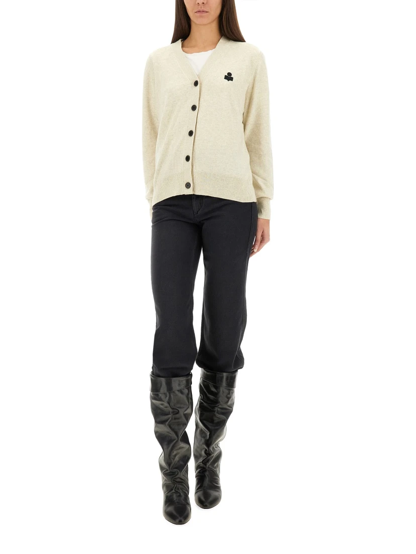 CARDIGAN "KARIN" WITH LOGO