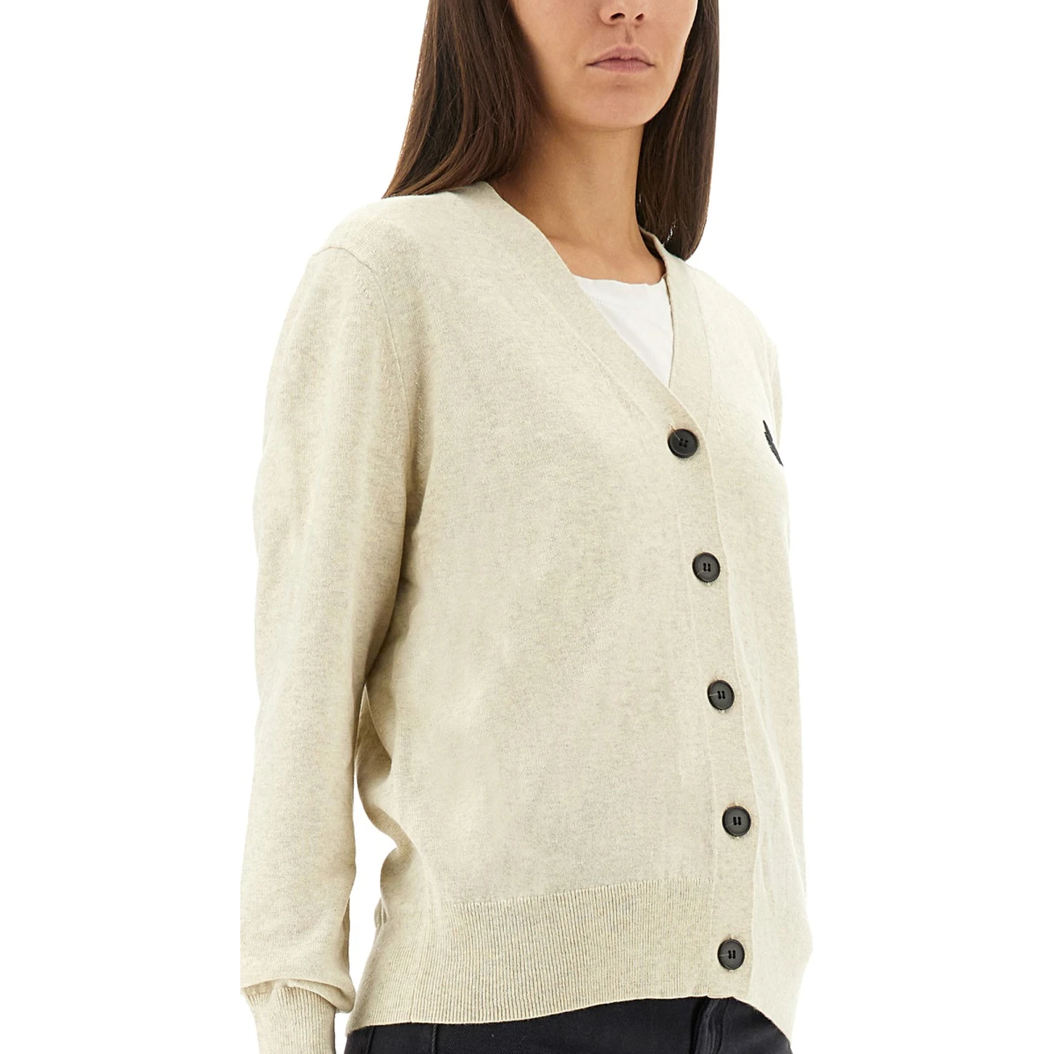 CARDIGAN "KARIN" WITH LOGO
