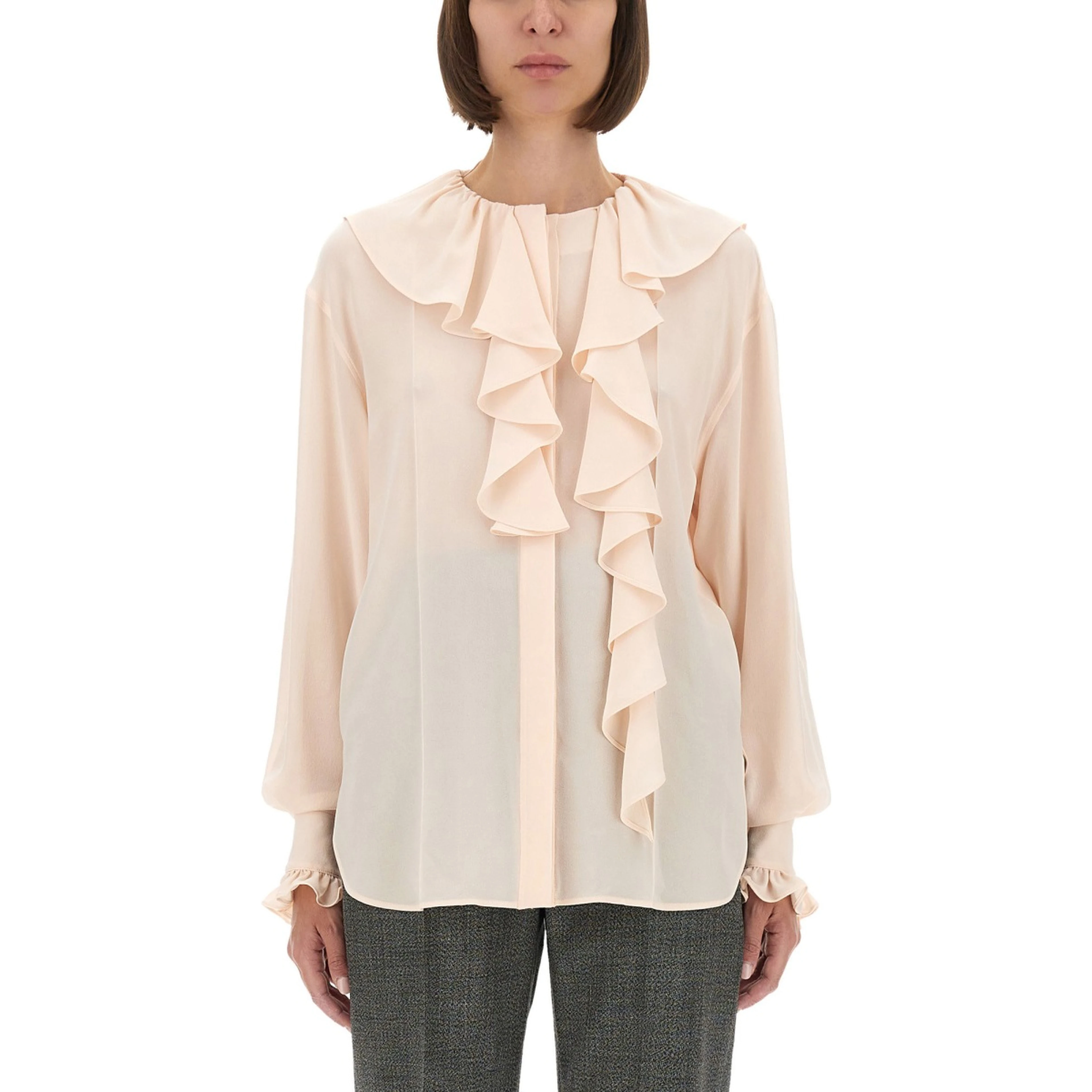 SHIRT WITH RUFFLES