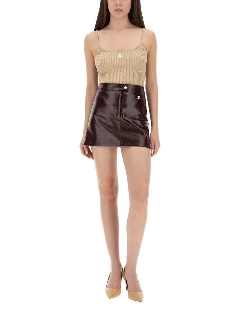 VINYL MINI SKIRT "REEDITION"
