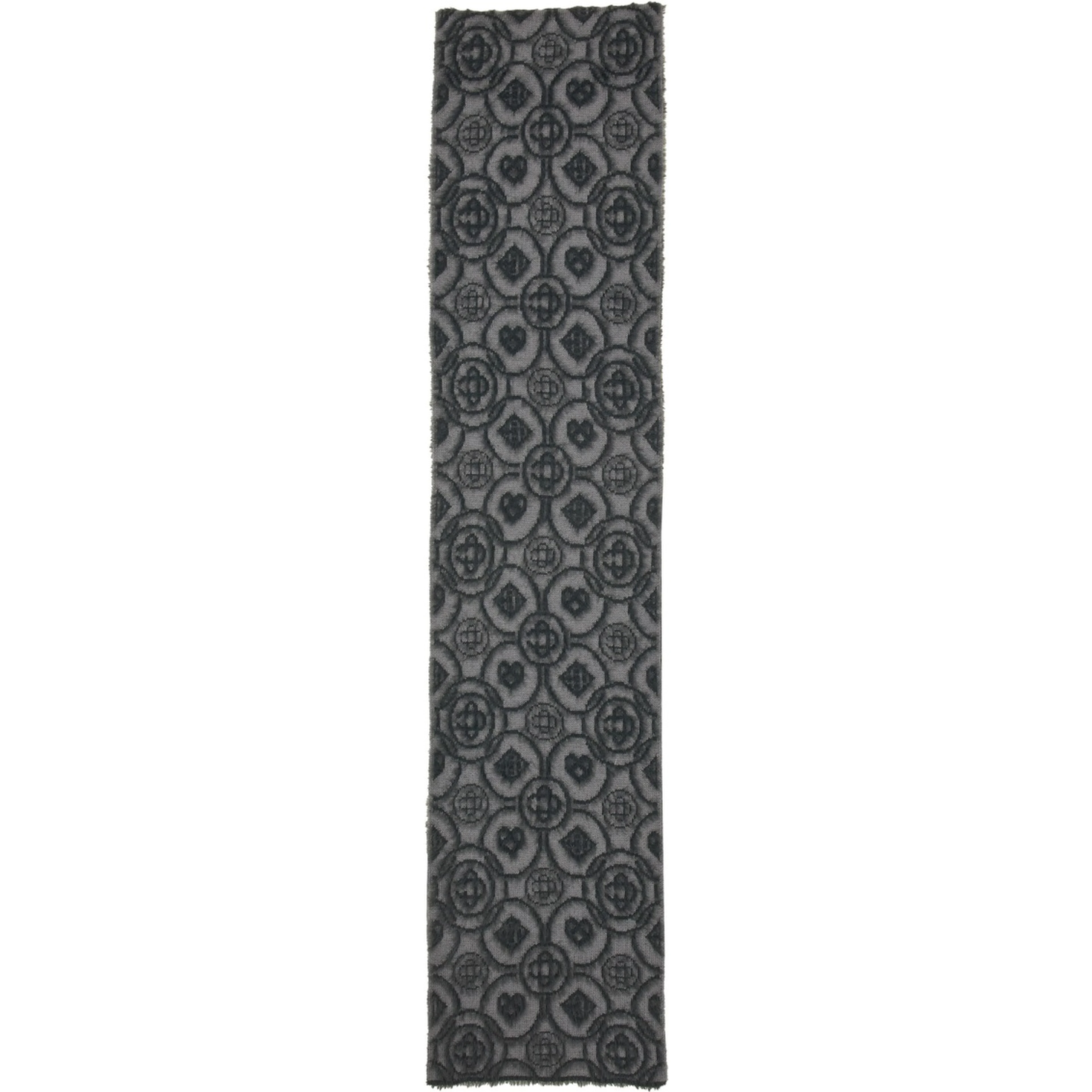 MONOGRAM "FLUFFY" SCARF