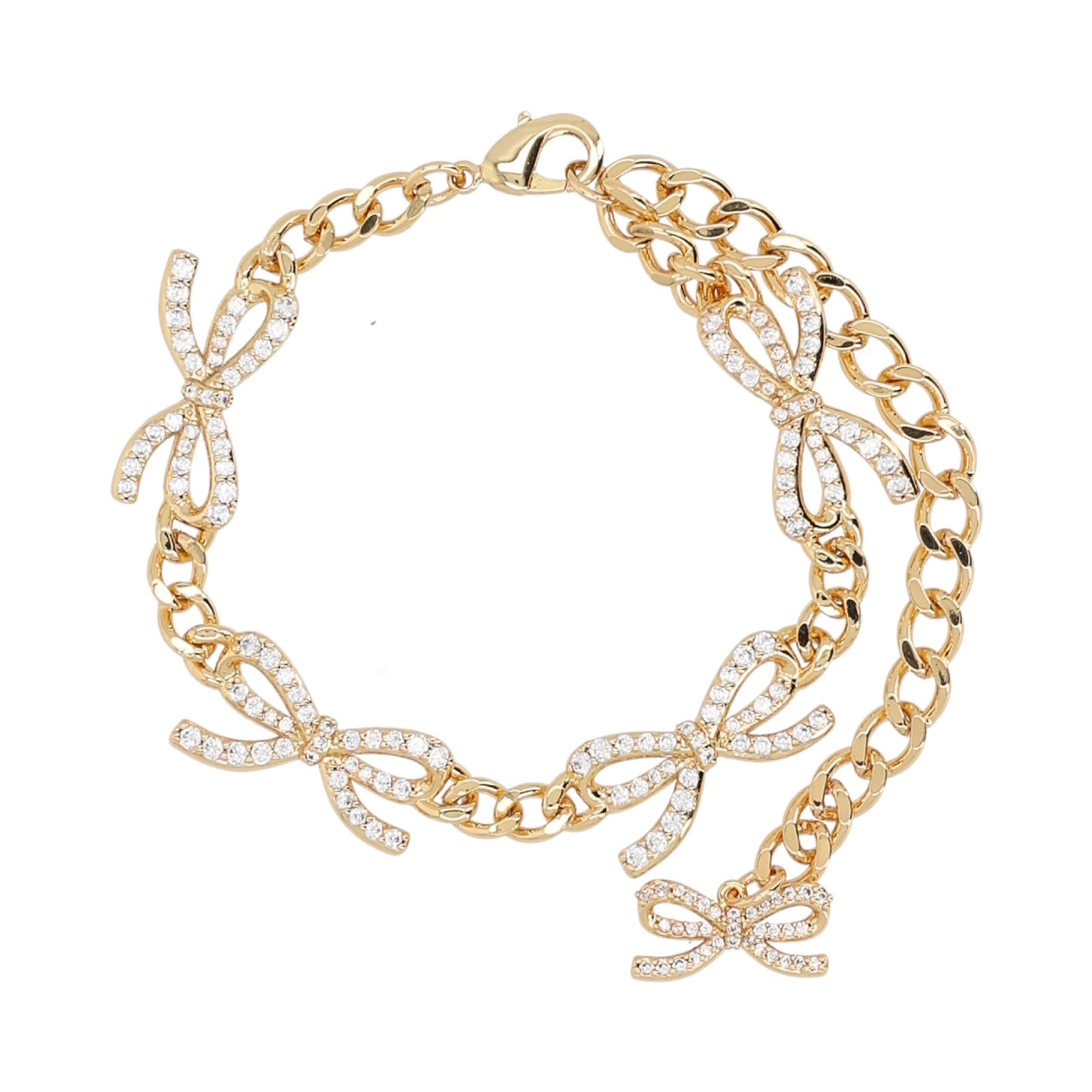 "CRYSTAL BOW" BRACELET