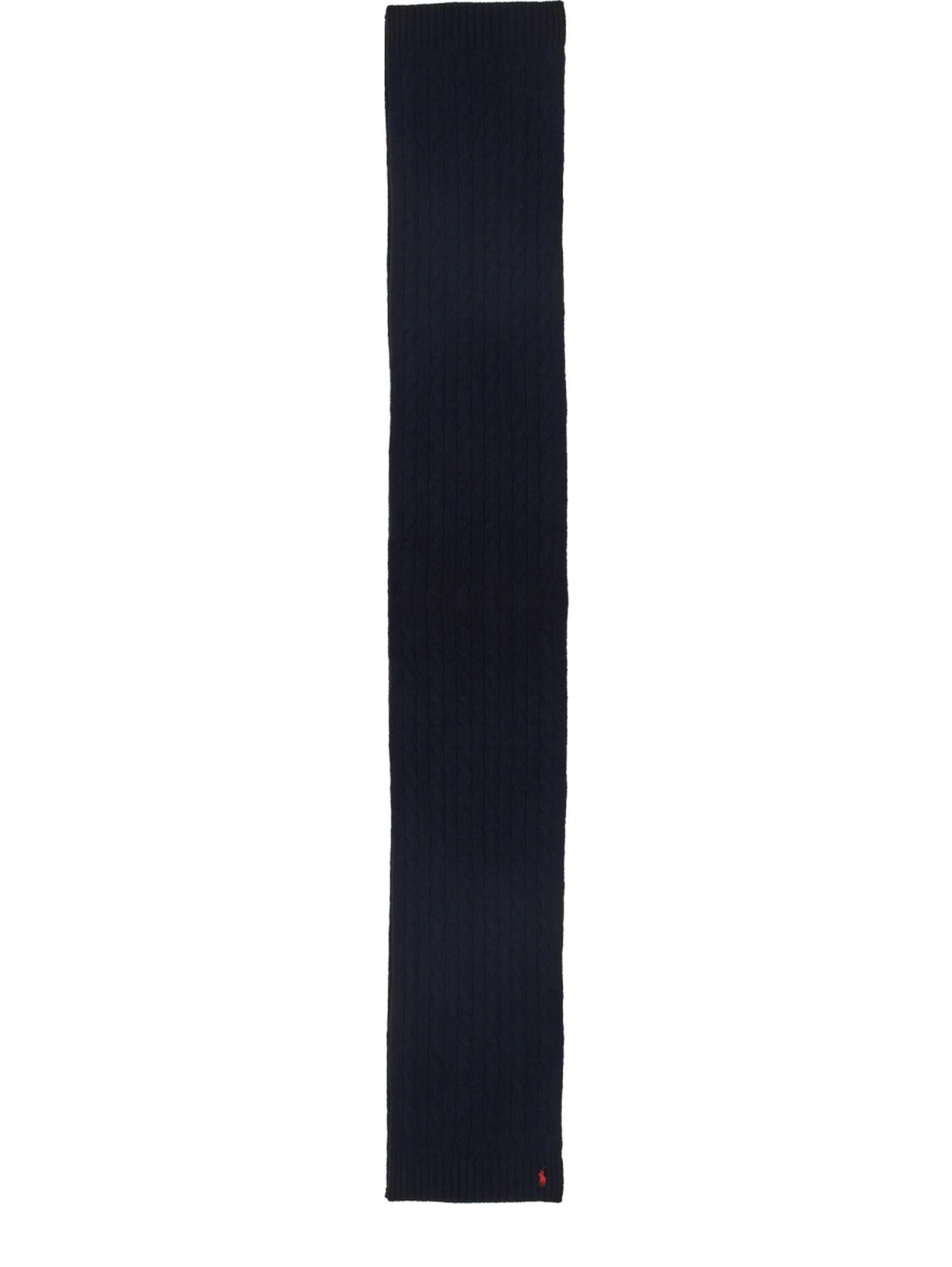 BRAIDED WOOL AND CASHMERE SCARF