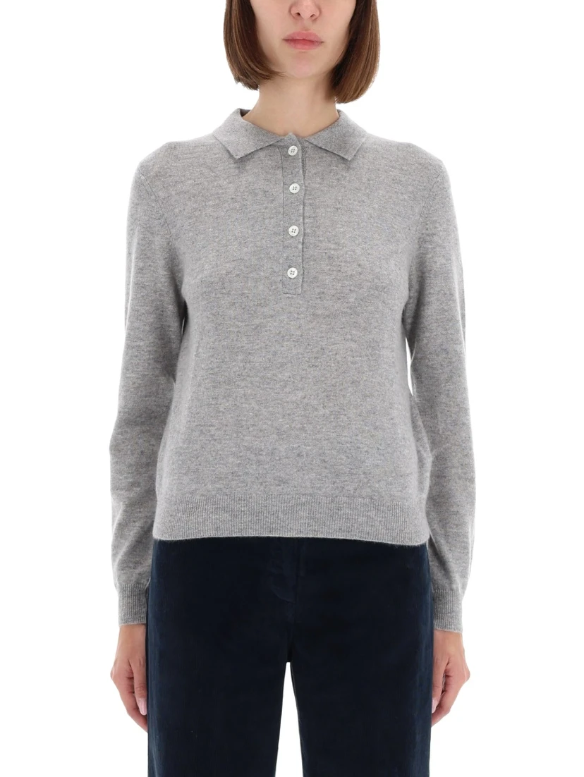 CASHMERE POLO SHIRT