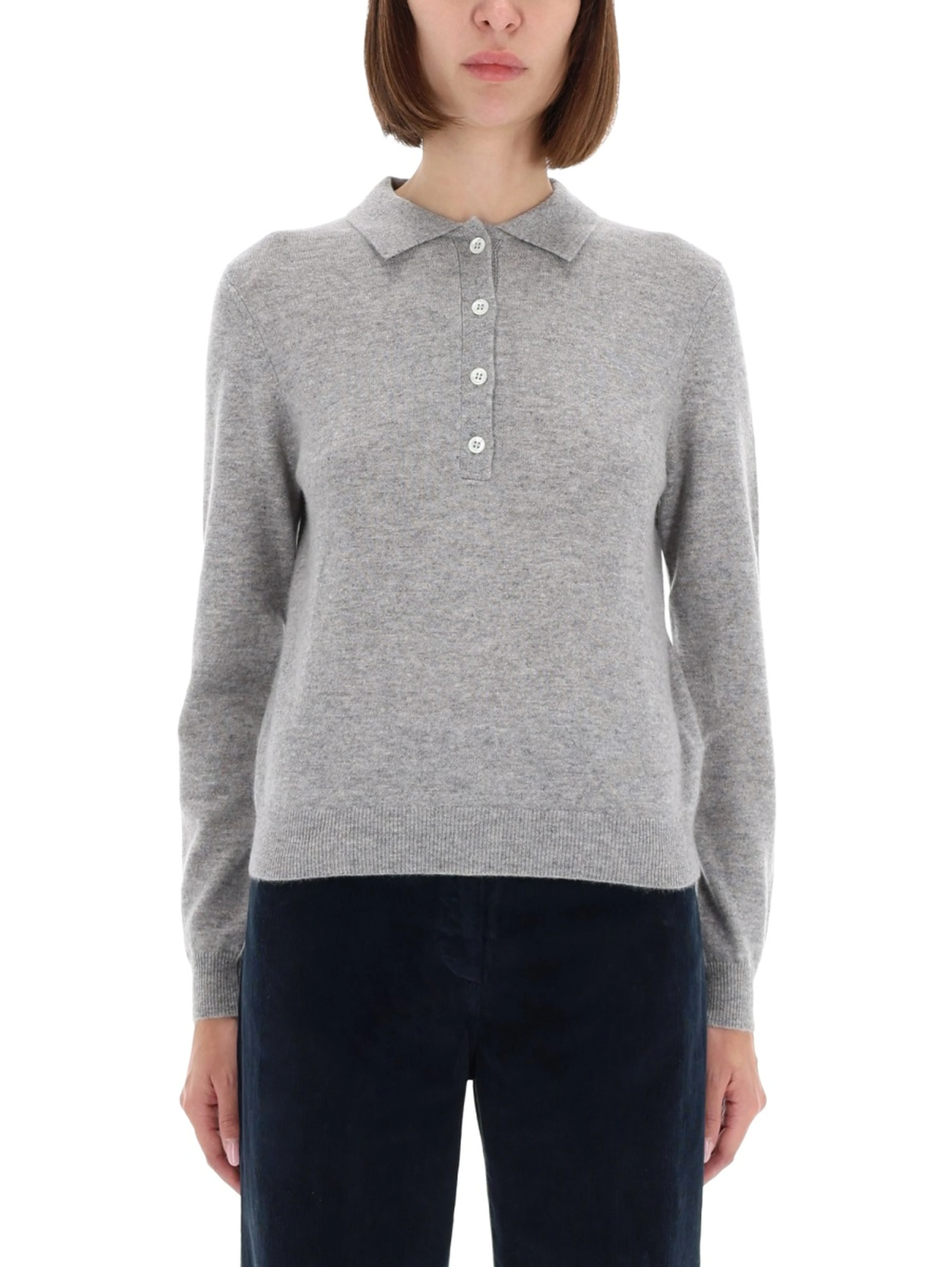 CASHMERE POLO SHIRT