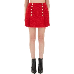 WOOL MINI SKIRT