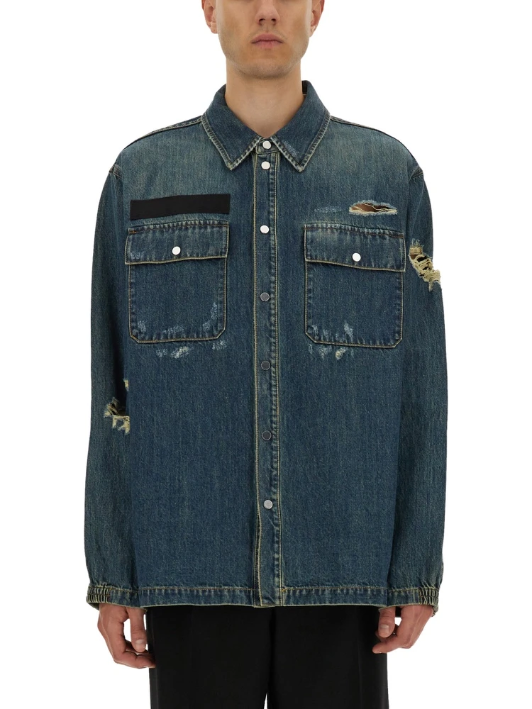 DENIM UNIFORM SHIRT