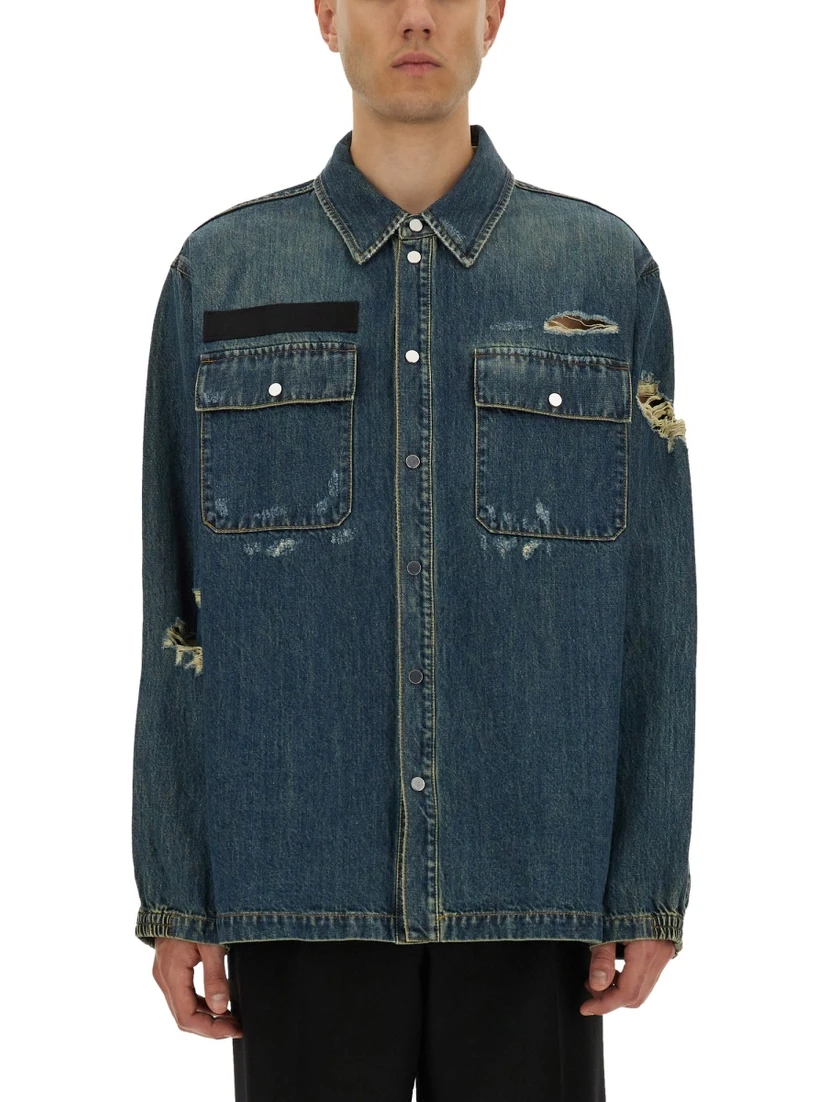 DENIM UNIFORM SHIRT