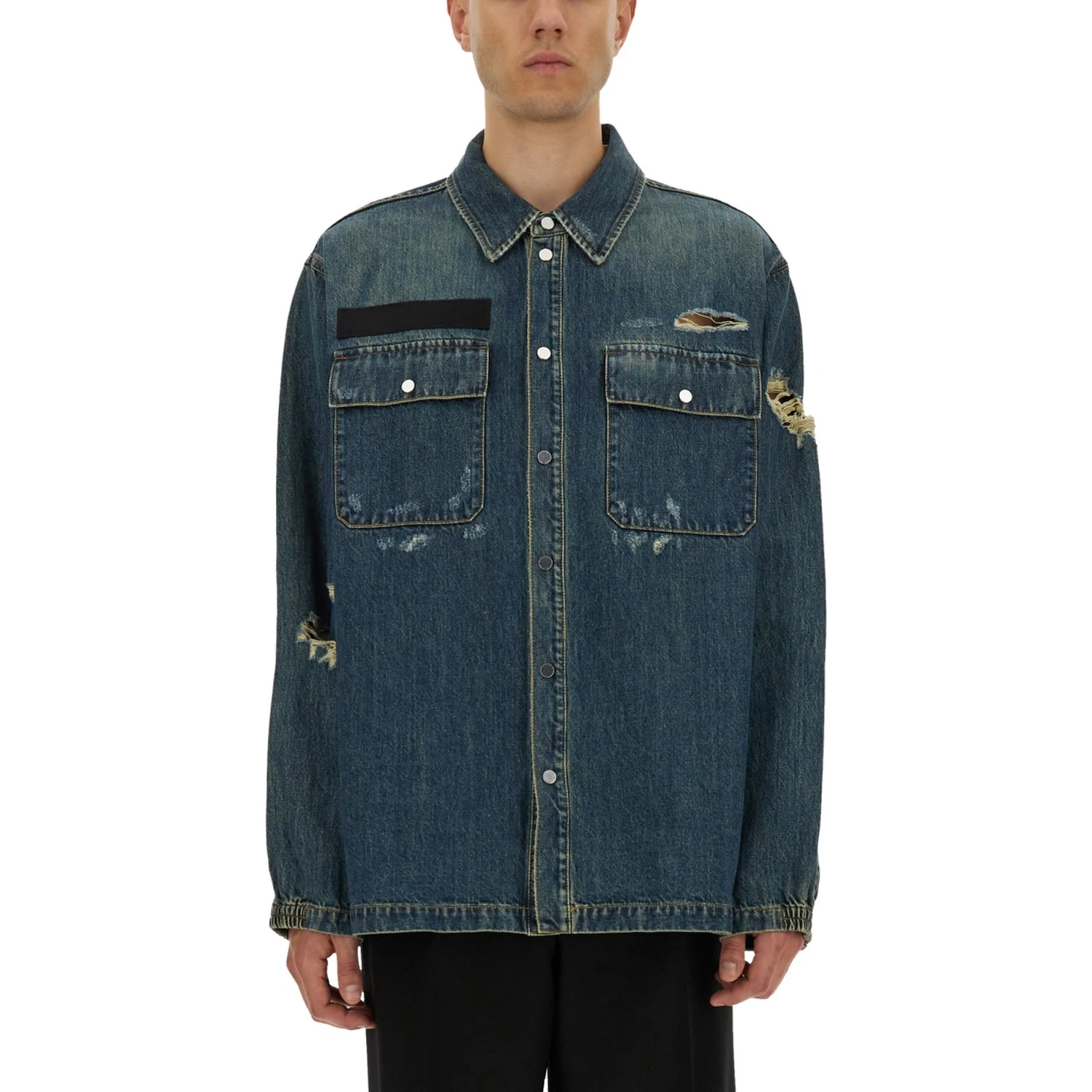 DENIM UNIFORM SHIRT