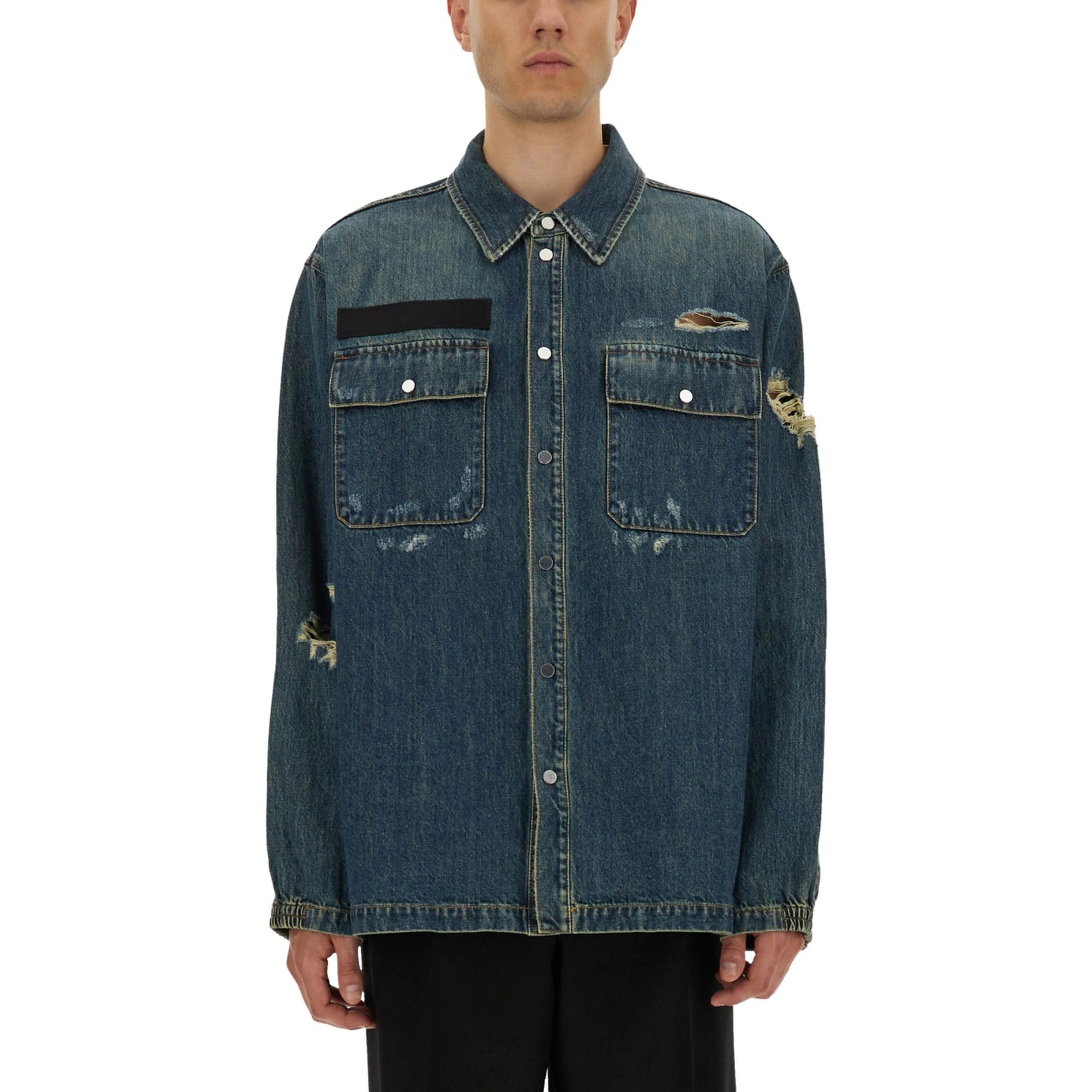 DENIM UNIFORM SHIRT