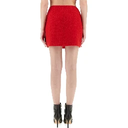 WOOL MINI SKIRT