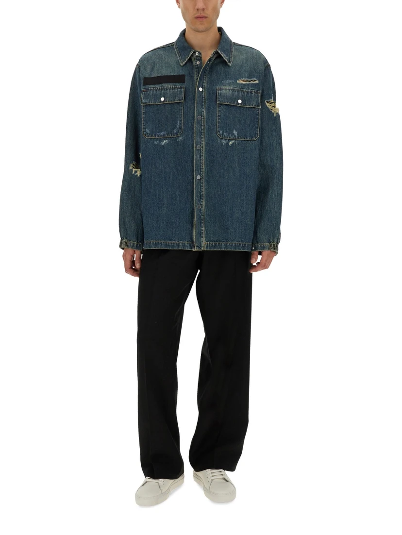 DENIM UNIFORM SHIRT