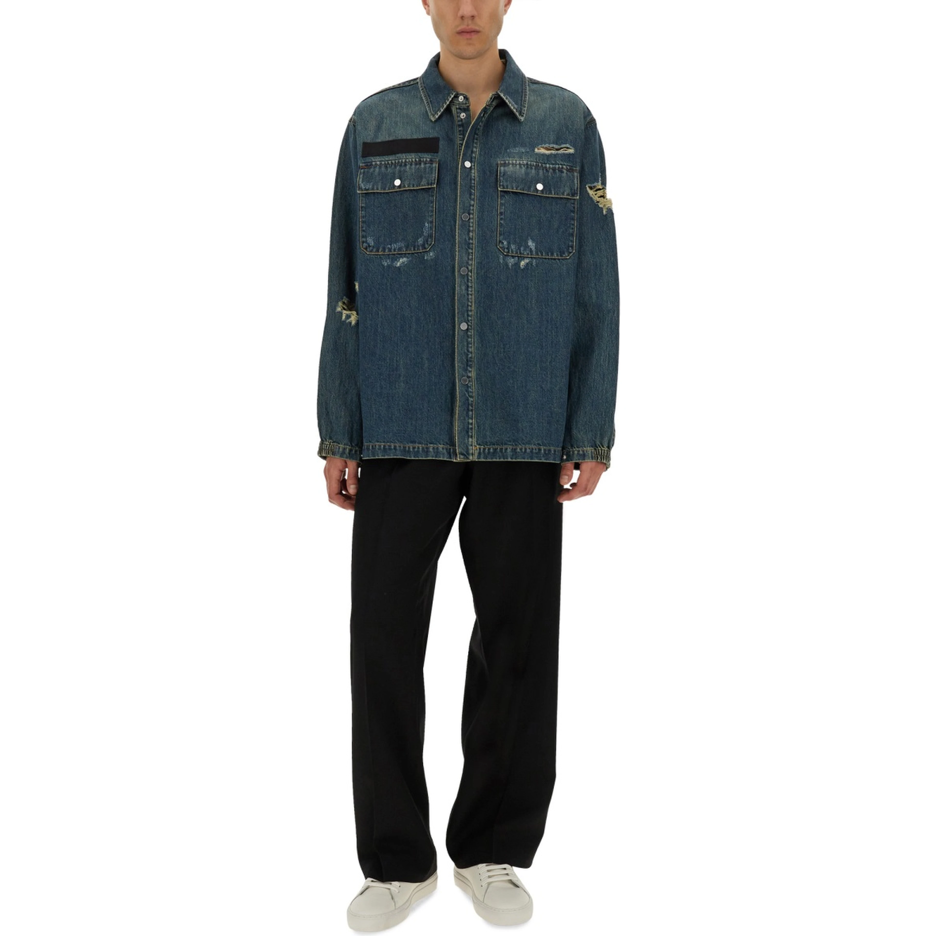 DENIM UNIFORM SHIRT