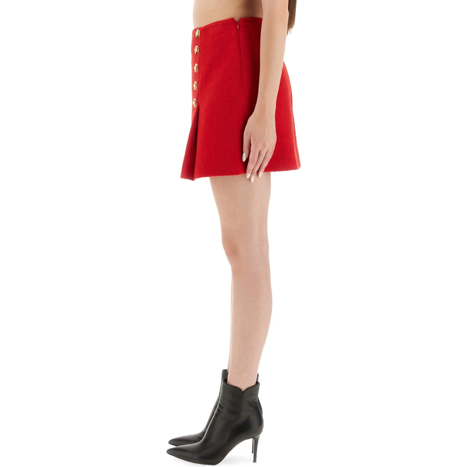 WOOL MINI SKIRT