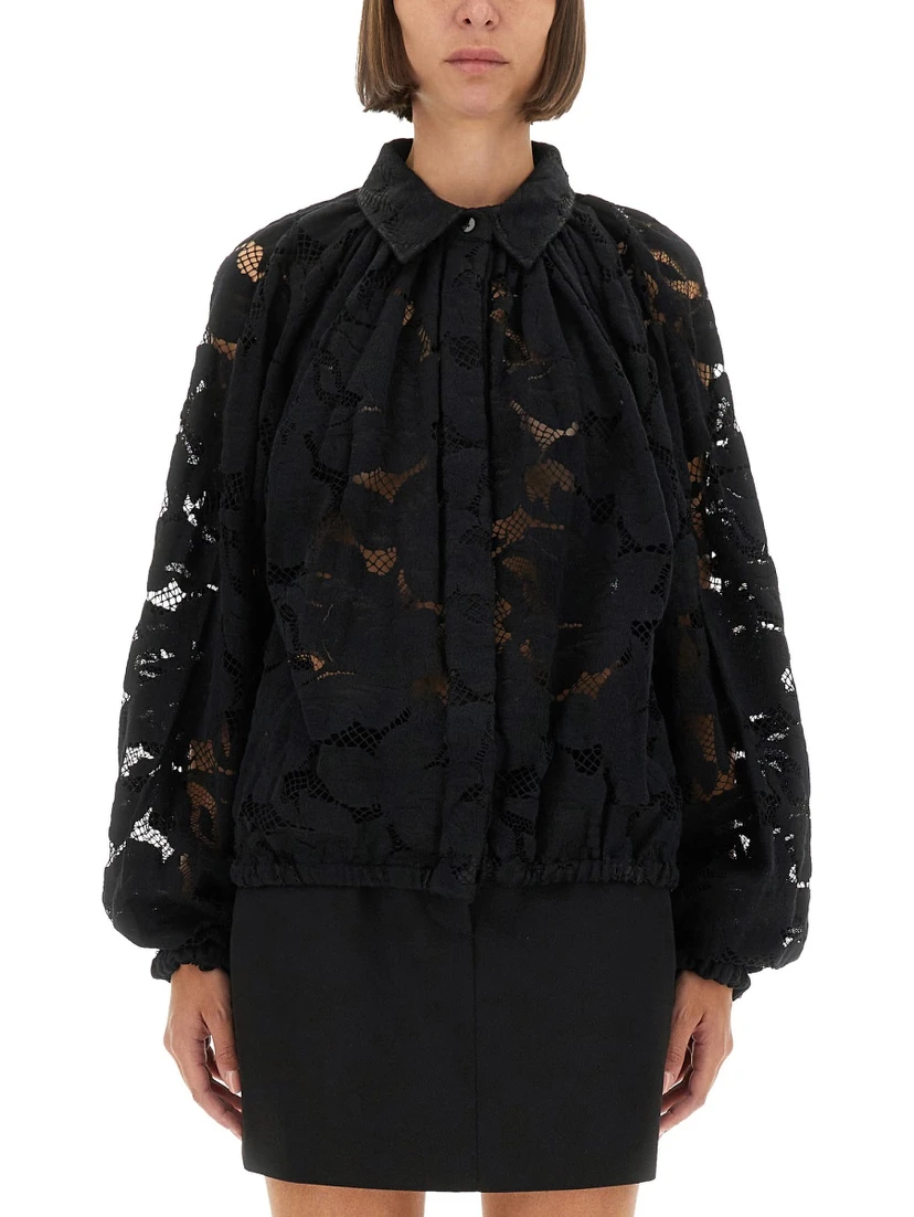 LACE BALLOON BLOUSE