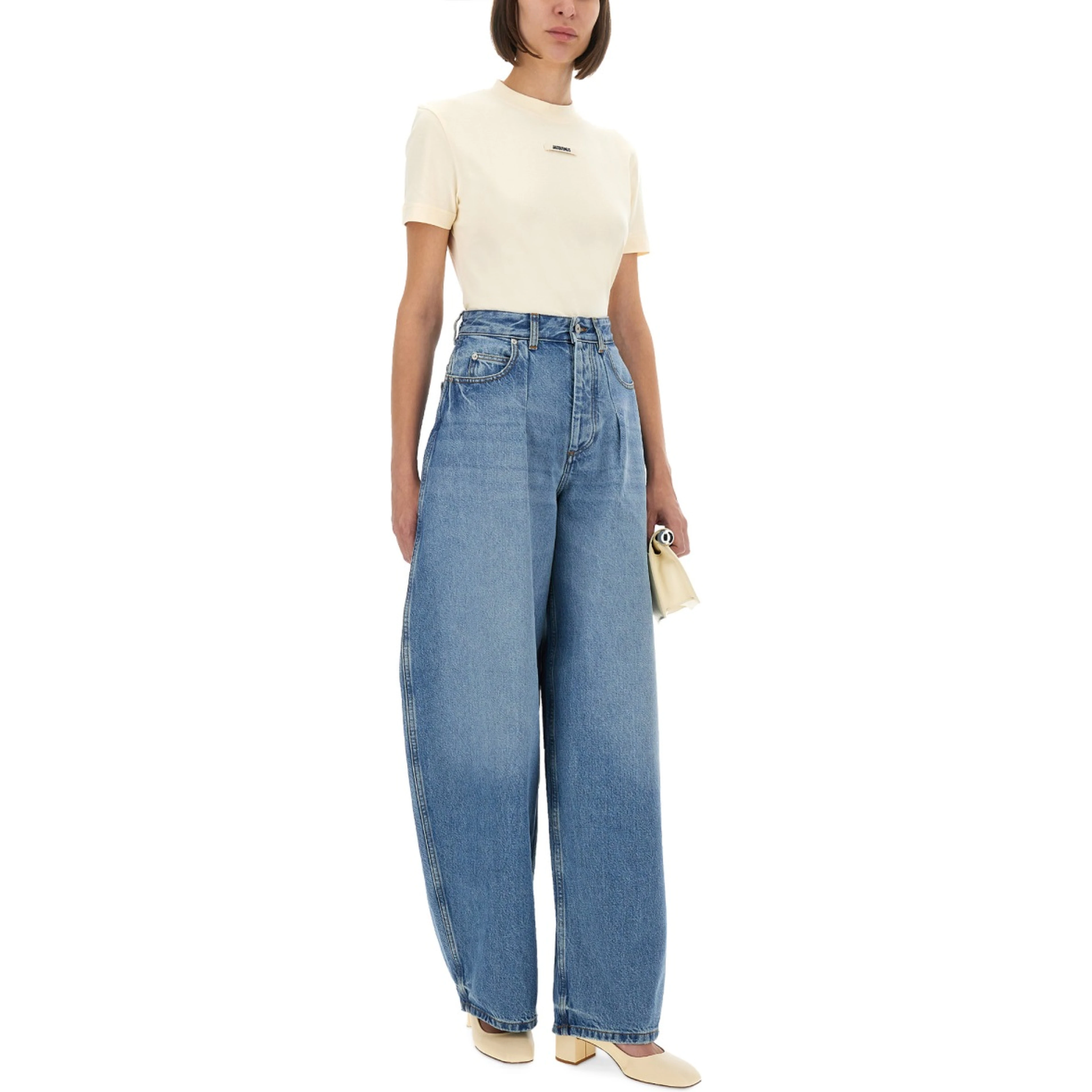 DENIM PANTS "DE-NIMES OVALO"