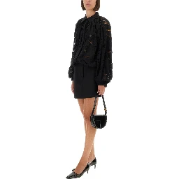 LACE BALLOON BLOUSE