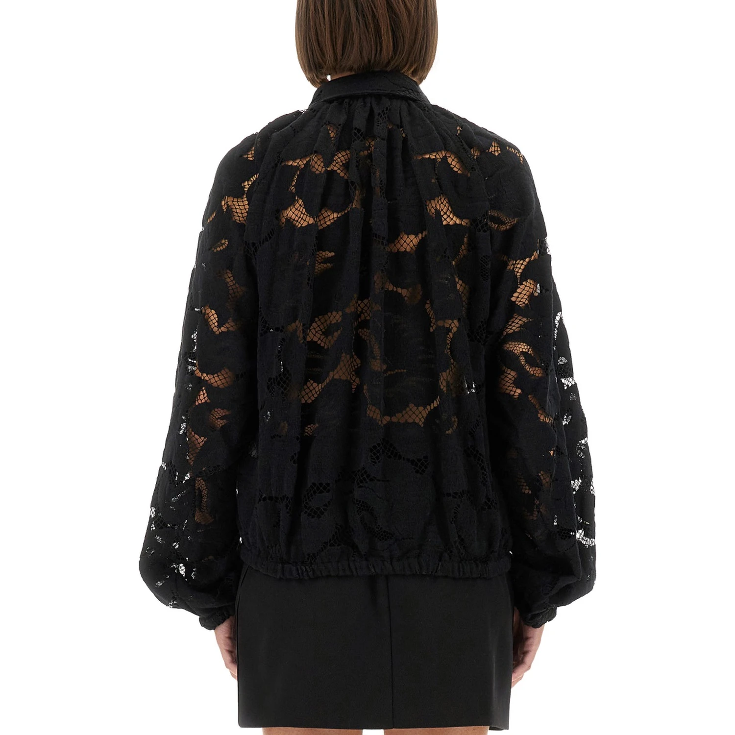 LACE BALLOON BLOUSE