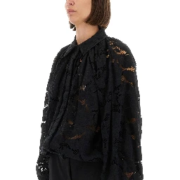 LACE BALLOON BLOUSE
