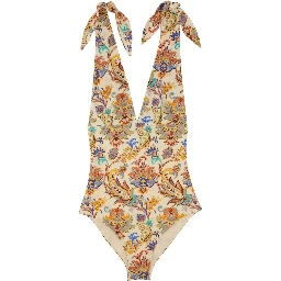 PRINTED ONE-PIECE SWIMSUIT