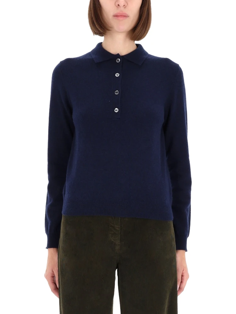 CASHMERE POLO SHIRT