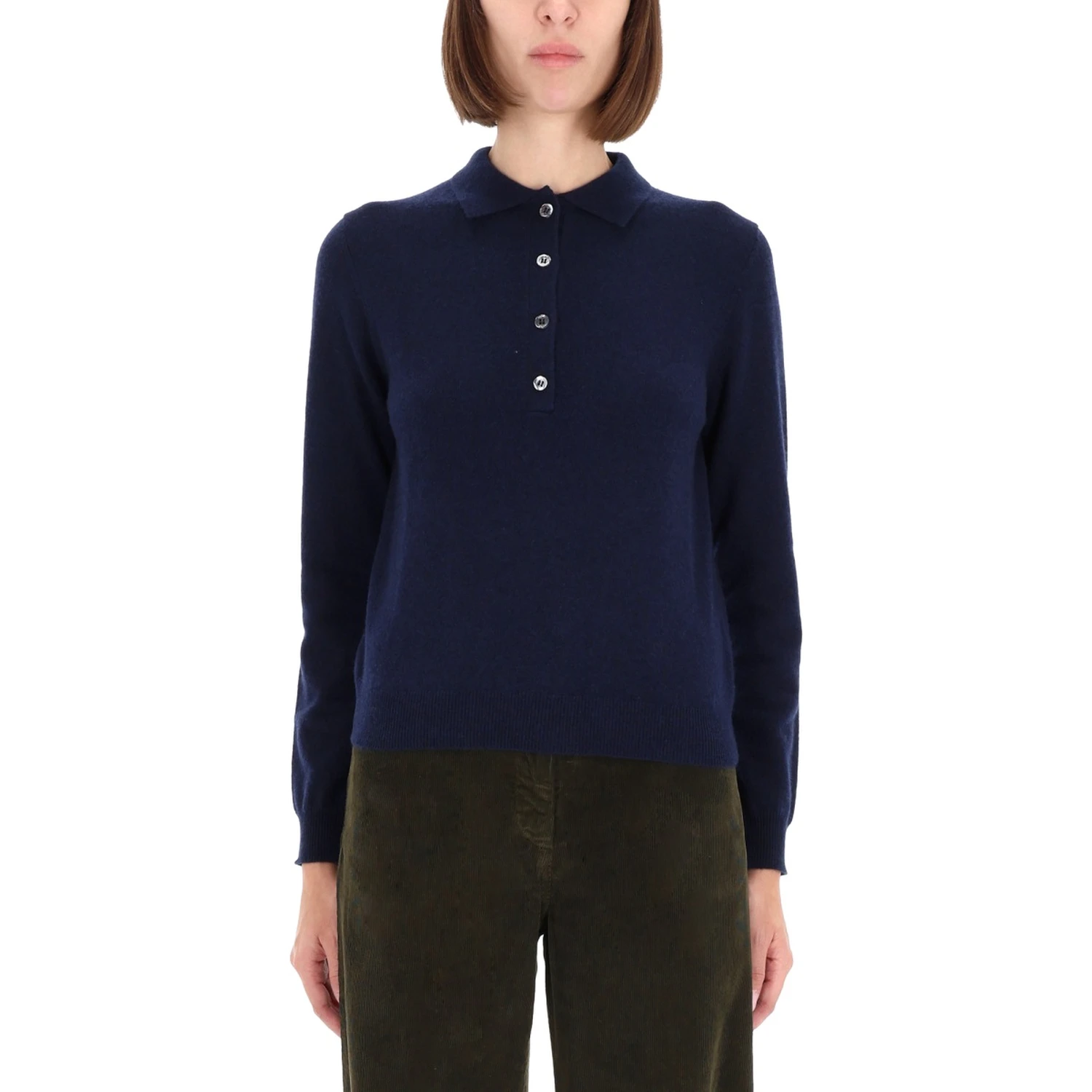 CASHMERE POLO SHIRT