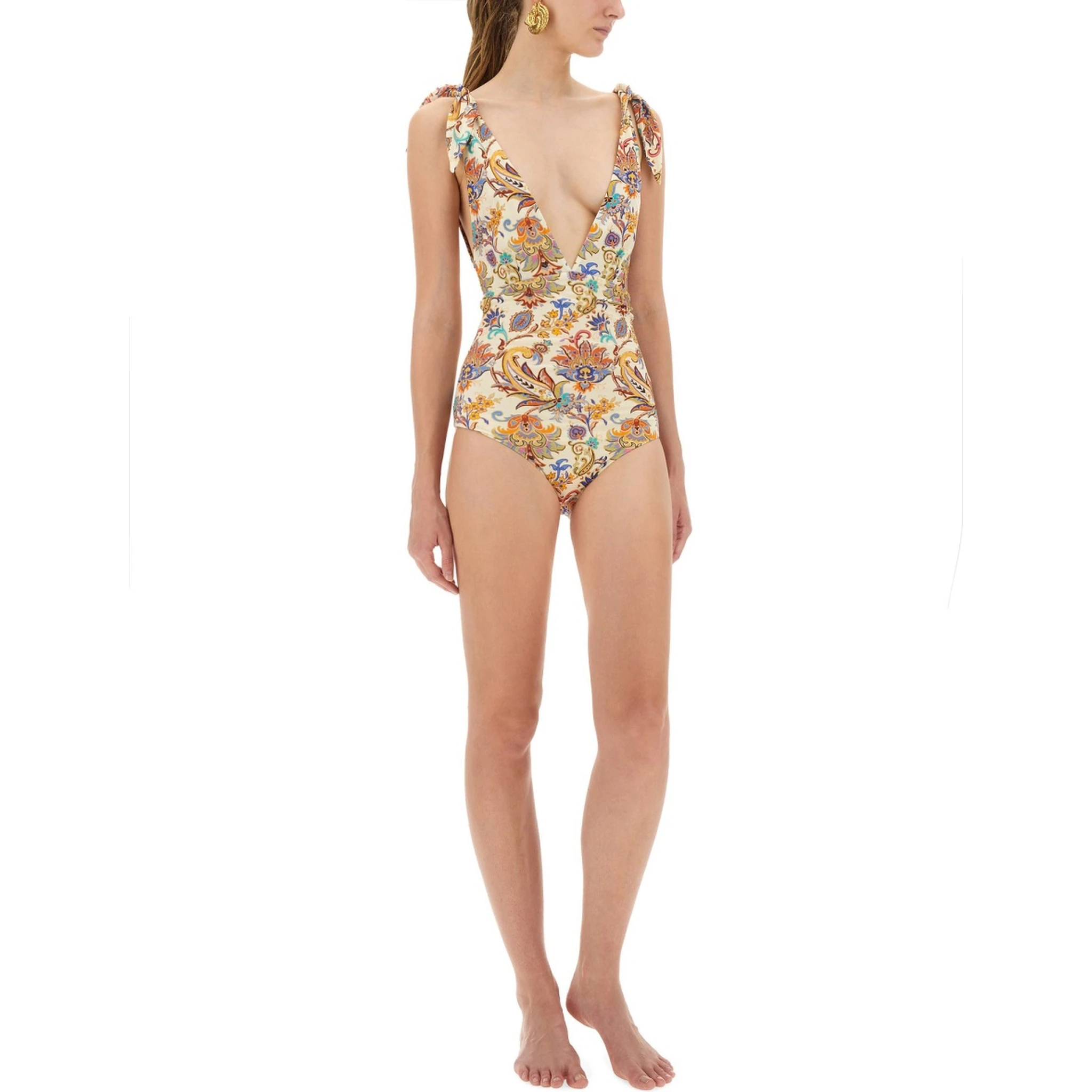 PRINTED ONE-PIECE SWIMSUIT