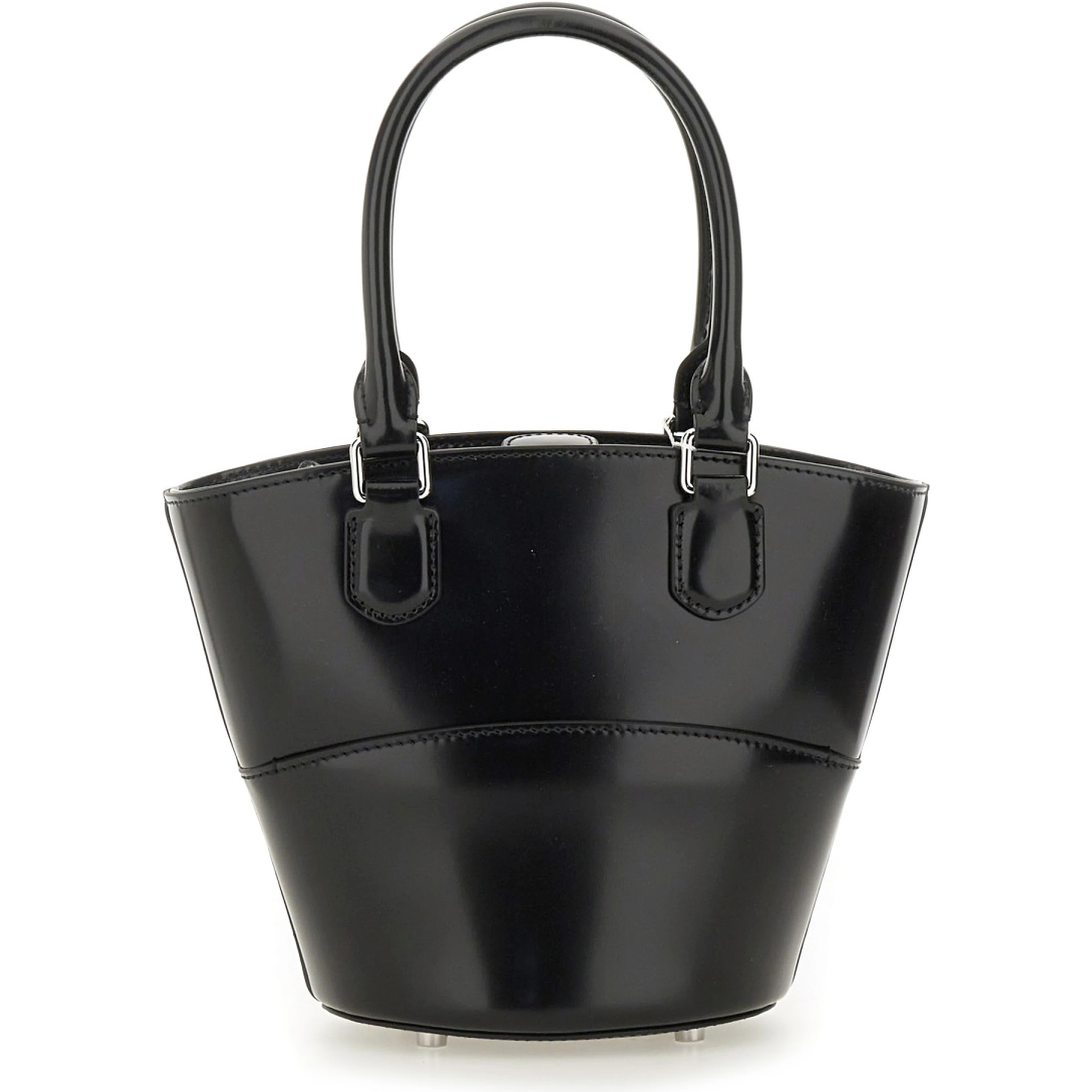 LEATHER TOTE BAG WITH CHARM