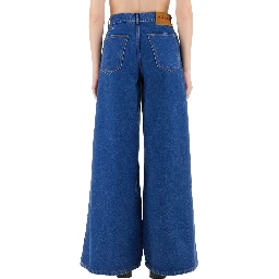 DENIM WIDE LEG JEANS